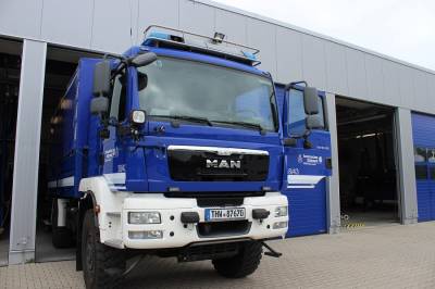 Mit modernen Lkw und neuer Unterkunft ist das THW in Alsfeld gut ger&uuml;stet f&uuml;r seine Aufgaben
